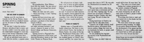 Clipping from Arizona Daily Sun